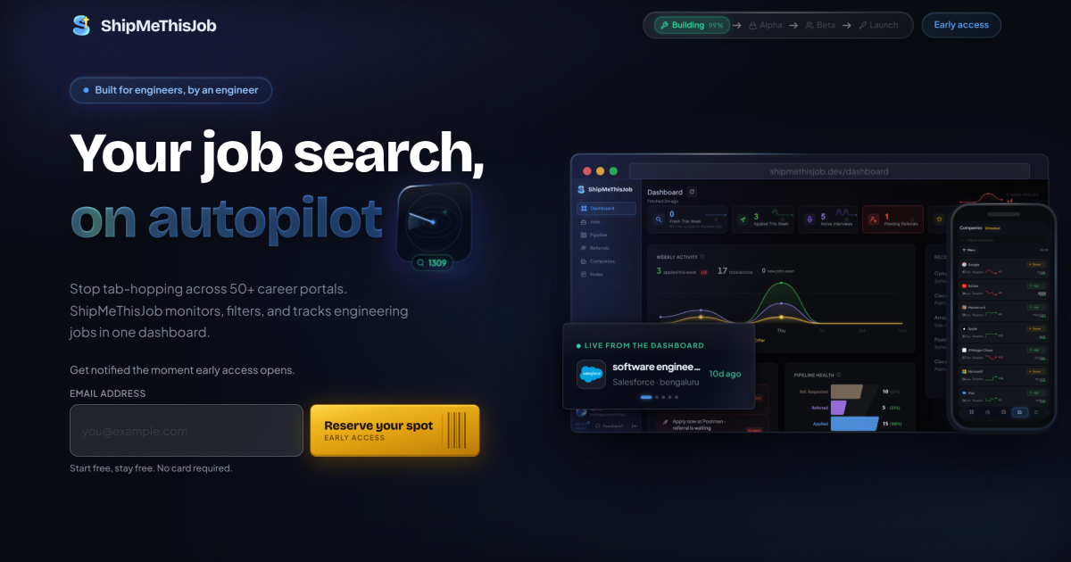 ShipMeThisJob - Automated Job Discovery for Engineers